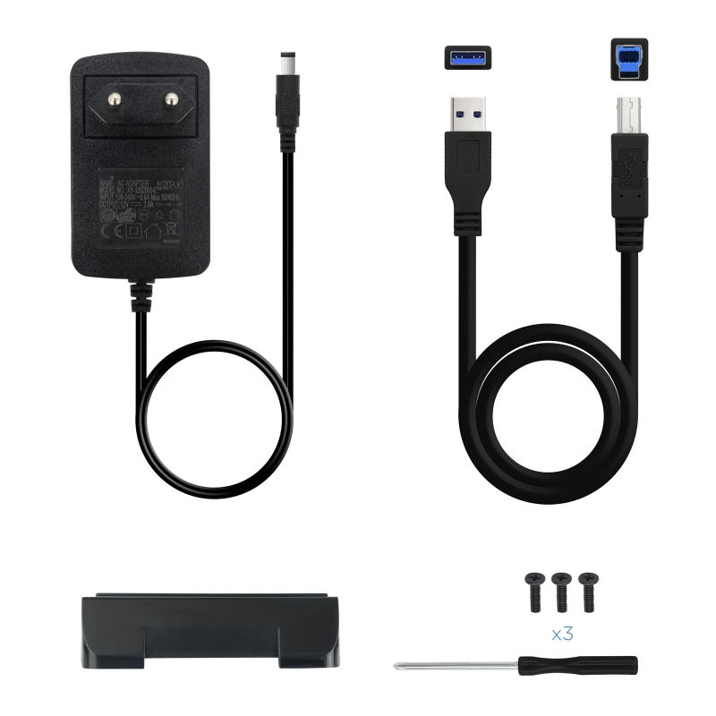 TooQ TQE-3527B 3.5" SATA3 USB 3.0 HDD enclosure Black TooQ TQE-3527B 3.5" SATA3 USB 3.0 HDD enclosure Black