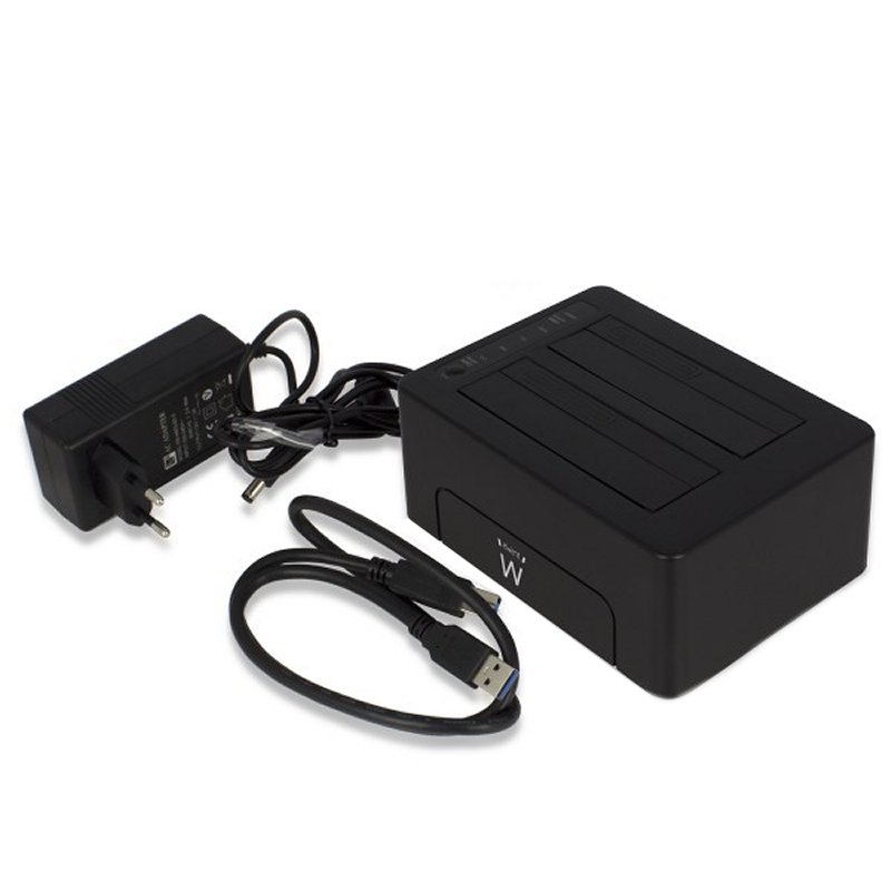 Ewent EW7014 Dock Station Dual 2.5"-3.5" USB 3.1 Ewent EW7014 Dock Station Dual 2.5"-3.5" USB 3.1