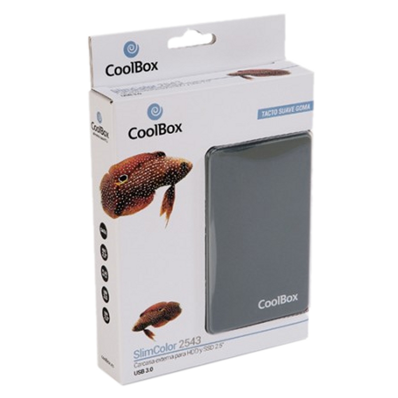 CoolBox Caixa HDD 2.5" SCG2543 CINZA USB3.0 CINZA CoolBox Caixa HDD 2.5" SCG2543 CINZA USB3.0 CINZA