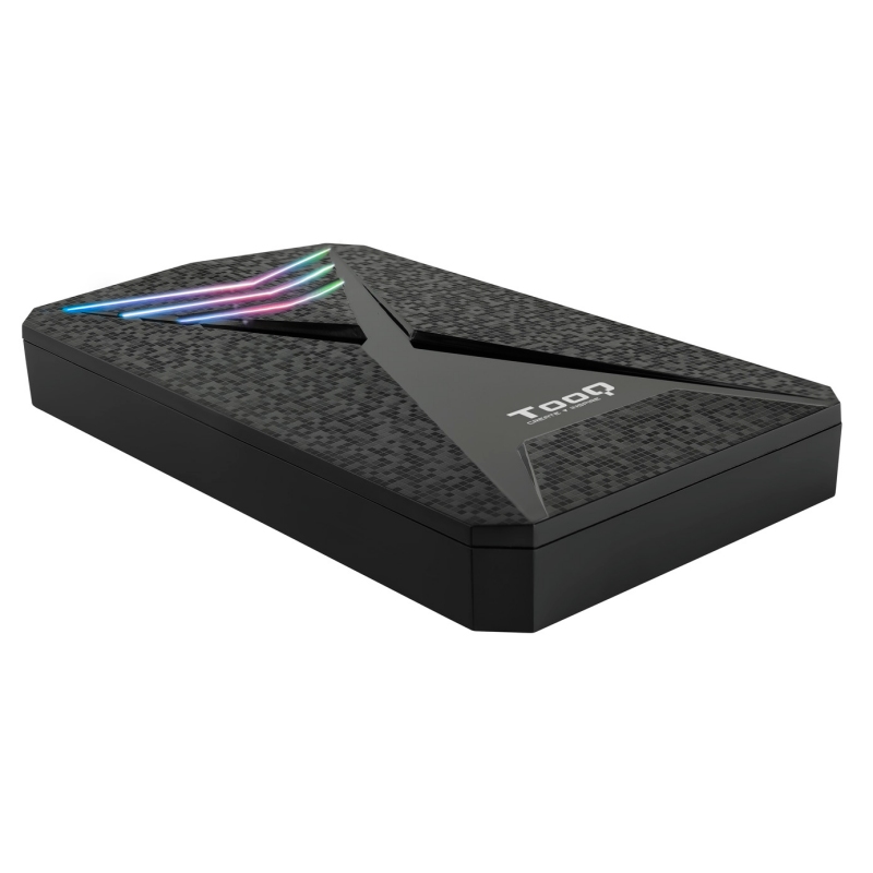 Tooq TQE-2550RGB 2.5" USB 3.1 Gen 1 LED Colour Case Tooq TQE-2550RGB 2.5" USB 3.1 Gen 1 LED Colour Case