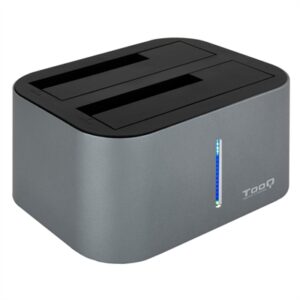 Tooq TQDS-805G Dual Bay HDD Dock Station Grey