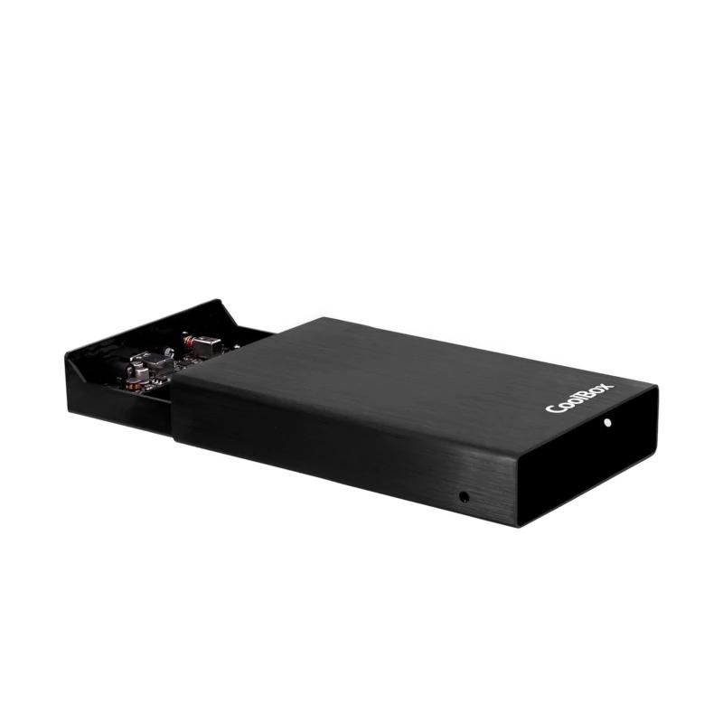 Coolbox Caixa HDD 3.5" SCA-3533 USB3.0 Preta Alumínio Coolbox Caixa HDD 3.5" SCA-3533 USB3.0 Preta Alumínio