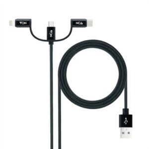 Nanocable USB to USB-C/Micro USB/Lightning Cable