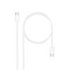 Cabo USB-C 2.0 60W USB-C/M-M, 2m Nanocable