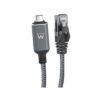 EWENT USB-C 3.1 to RJ45 CAT6 FTP Cable, 1Gbps, 5m