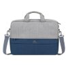 RIVACASE 7532 Cinza/azul Prater Mala 15,6" cinza