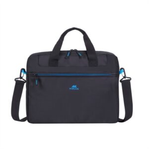 RIVACASE 8027 Black Regent II 14" Black Briefcase