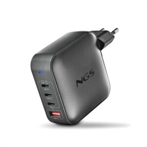 NGS CARREGADOR ULTRARRÁPIDO 165W 4 PORTOS 3 USB-C 1 USB