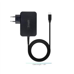 Tooq Carregador portátil GAN USB-C PD 100W Preto