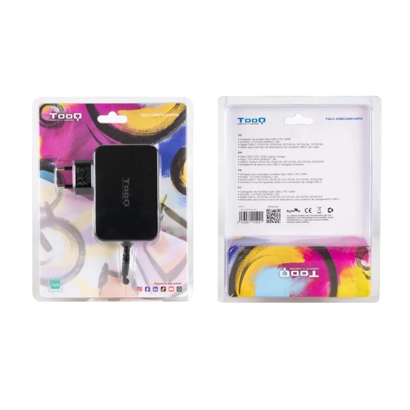 Tooq 100W Black USB-C PD GAN Portable Charger Tooq 100W Black USB-C PD GAN Portable Charger