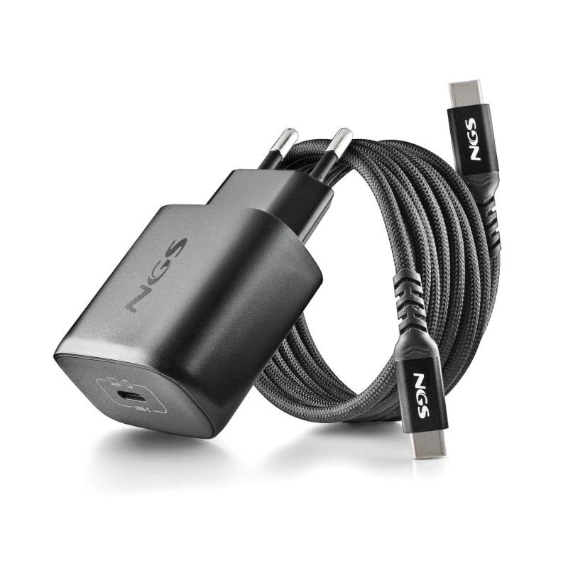 NGS 45W USB-C GAN ULTRARAP CHARGER WITH CABLE NGS 45W USB-C GAN ULTRARAP CHARGER WITH CABLE