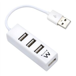 EWENT EW1122 MINI-HUB USB 4 PORTS WHITE