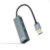 Nanocable USB 3.0 Hub 4 x USB 3.0 10cm. Grey