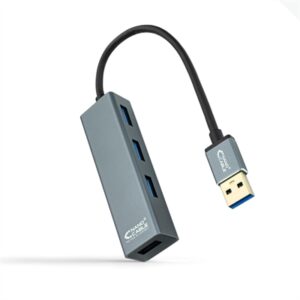 Nanocable USB 3.0 Hub 4 x USB 3.0 10cm. Grey