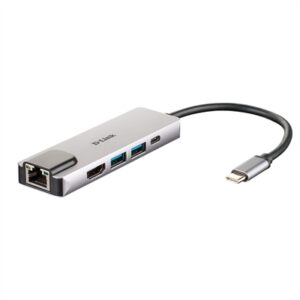 D-Link DUB-M520 USB-C Hub HDMI/2USB 3.0/USB-C/Ethernet