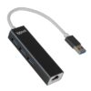 iggual USB-A Hub 3 ports USB 3.0 + RJ45 Gigabit