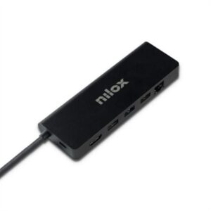 Nilox Docking Station UsbC 8 EN 1 Dual 4K 1000Mbps