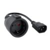 Adaptador de Cabo Nanocable C14-M a CEE7-H, 50cm