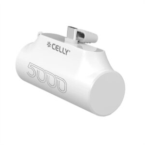 Celly Compact USB-C Powerbank 5000 mAh White