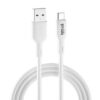 iggual USB-A/USB-C cable 100cm white