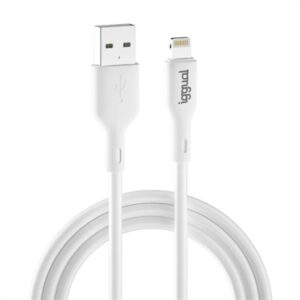 iggual USB-A/Lightning cable 100 cm white