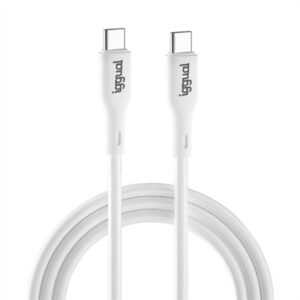 iggual USB-C/USB-C Cable 100 cm white Q3.0 3A