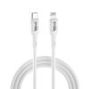 iggual USB-C/Lightning Cable 100 cm White Q3.0 3A