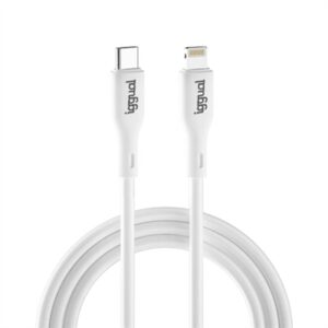 iggual Cabo USB-C/Lightning 100 cm Branco Q3.0 3A