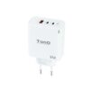 TOOQ Gan 2xusb-C 1xusb-A 45W+20W Wall Chargers