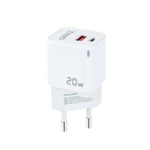 Tooq USB-C/PD+USB-A/QC Wall Charger