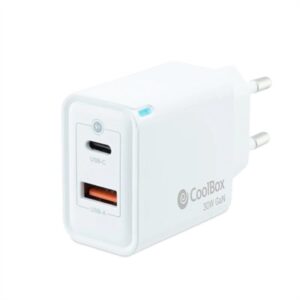 Coolbox GAN 30W USB-C/USB-A WALL CHARGER