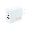 Coolbox Cargador Pared GAN 65W USB-C/USB-C/USB-A