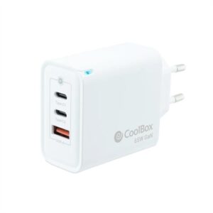 Coolbox 65W Wall Charger USB-C/USB-C/USB-A