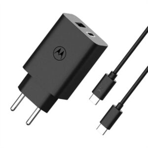 Motorola Turbopower 50W dual fast charger.USB-C