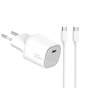 Celly Gan 25w + C to C CABLE CHARGER
