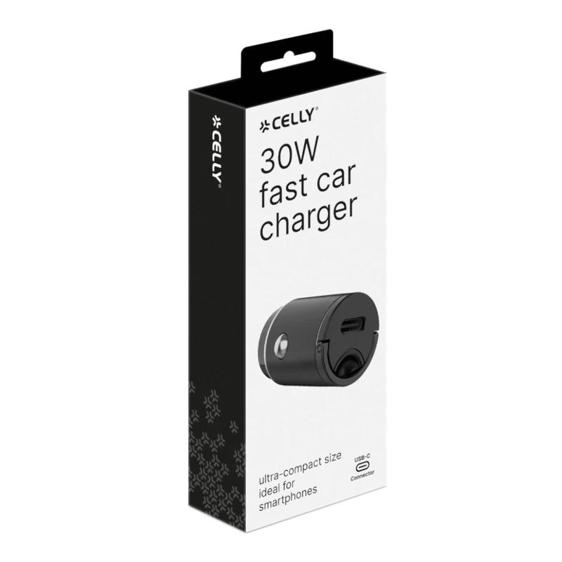 Celly USB-C Car Charger 30W Celly USB-C Car Charger 30W