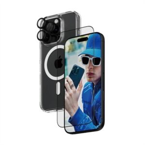 PanzerGlass 3 in 1 protection pack for iPhone 16 Pro