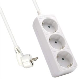 Ewent Ew3958 3 Socket Extension Lead White