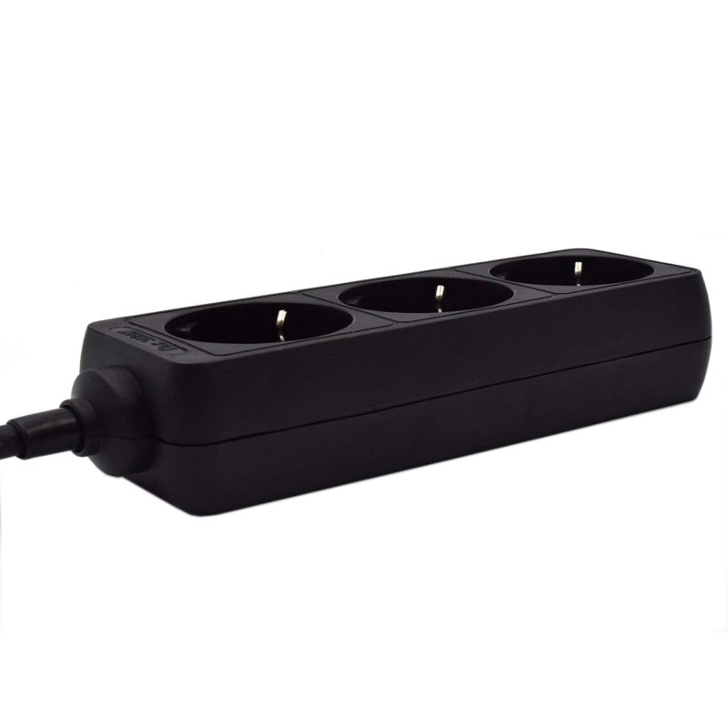 Ewent Ew3959 Regleta 3 tomas Negro Ewent Ew3959 Regleta 3 tomas Negro