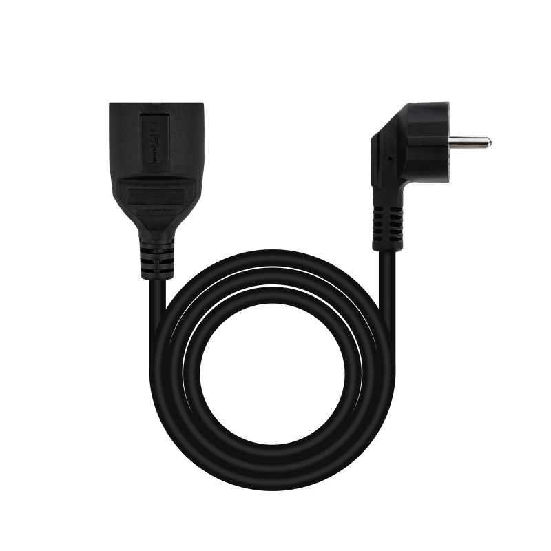 Nanocable Black Schuko Extension Power Cable 5 M Nanocable Black Schuko Extension Power Cable 5 M