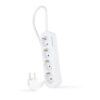 Nanocable Regleta de Enchufes 4 Tomas 1.4 m Blanco