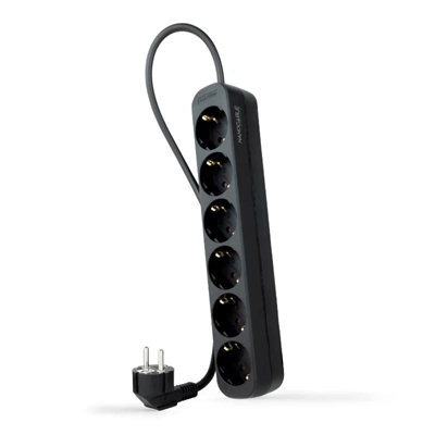Nanocable Power Strip 6 Sockets 1.4 m Black