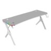 Mars Gaming MGDXL RGB Gaming Desk WHITE