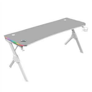 Mars Gaming MGDXL RGB Gaming Desk WHITE