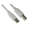 Nanocable USB 2.0 A/M-B/M Cable, Beige, 1.8 m