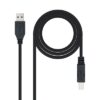 Cabo USB 3.0 Nanocable, impressora A/M-B/M, 2m