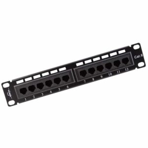 Monolyth Patch Panel 12 Ports 10" UTP Cat. 6