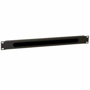 WP Cable Guide with Brush 1U Black RAL 9005