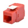 WP Keystone Cat. 6a UTP RJ45/Hembra Rojo