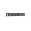 2LAN Cable Management Panel Cover 19" 1U Metal